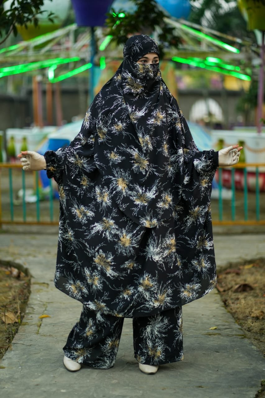 Luxury Mishori Silk Khimar - AS403