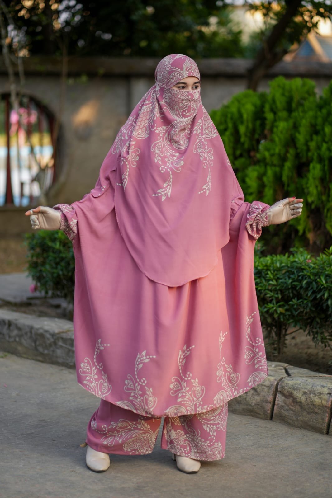 Luxury Mishori Silk Khimar - AS405